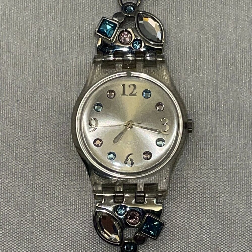 Women's Swatch "Menthol Tone" Bracelet Style
